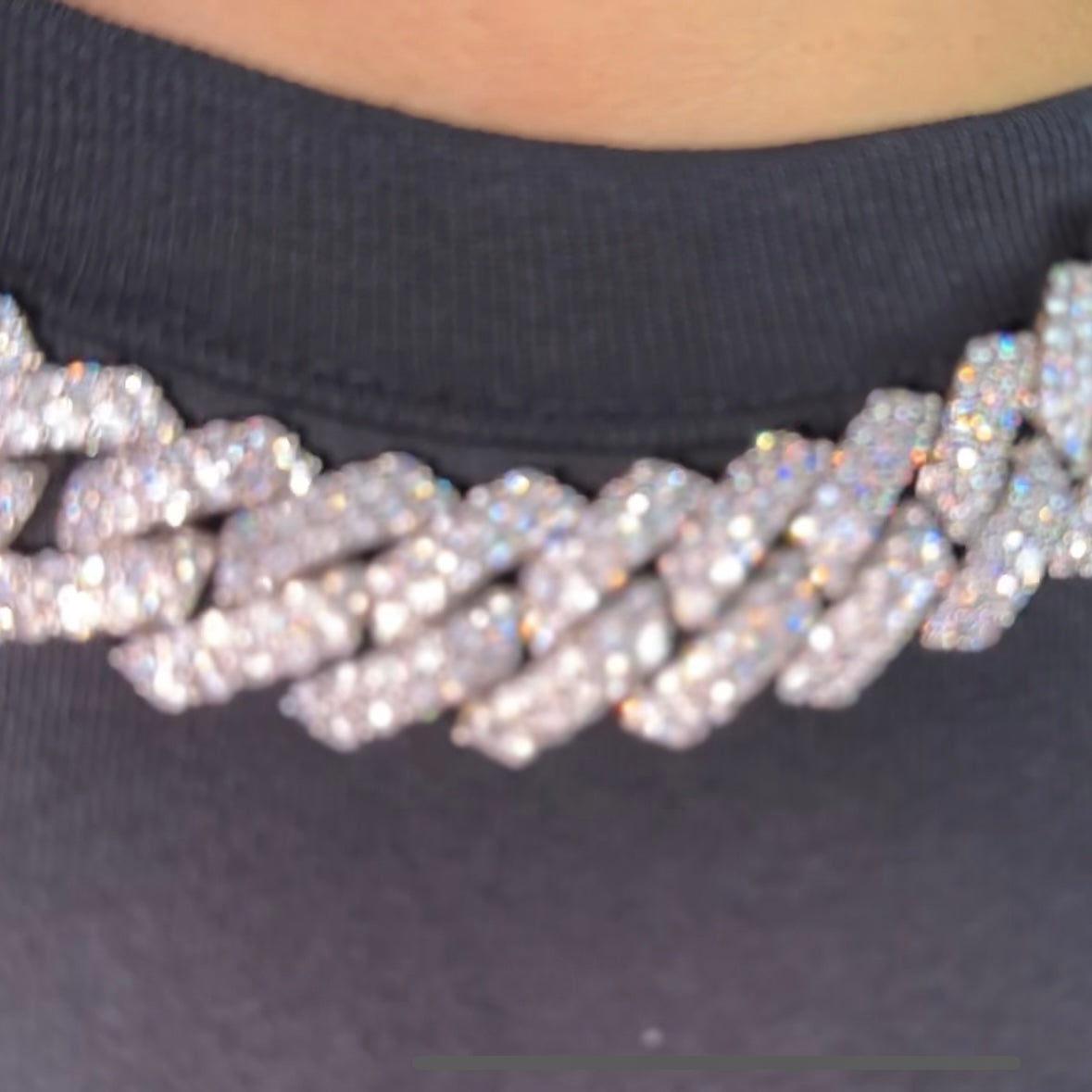 19MM Prong Set Cuban Link (2 Row)